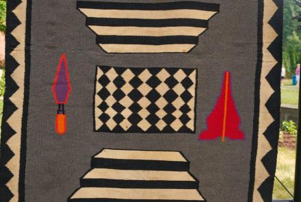 Appraisal: Navajo Pictorial Masons Weaving, ca. 1930: asset-mezzanine-16x9