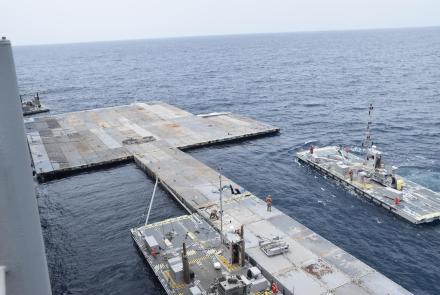 News Wrap: U.S. military finishes work on Gaza floating pier: asset-mezzanine-16x9