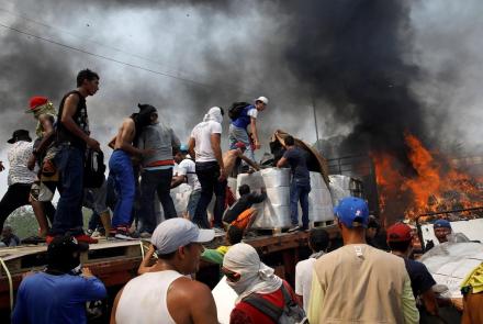 Violence at the Venezuelan border, humanitarian aid blocked: asset-mezzanine-16x9