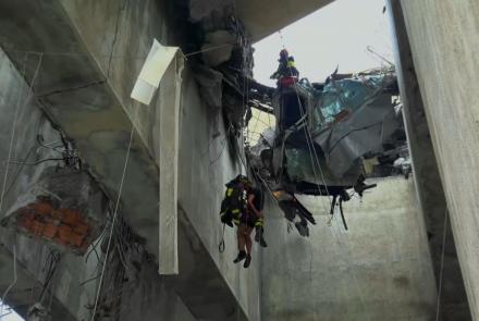 Survivors Recount Bridge Collapse in Genoa, Italy: asset-mezzanine-16x9