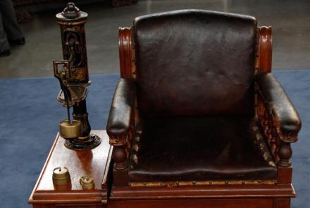 Appraisal: Edwardian Jockey Chair, ca. 1895: asset-mezzanine-16x9