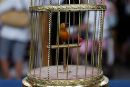 Appraisal: Early 20th-Century Singing Bird Cage Automaton: asset-mezzanine-16x9
