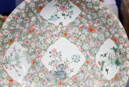 Appraisal: Late 19th-Century Chinese Famille Rose Charger: asset-mezzanine-16x9