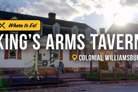 King's Arms Tavern Offers Colonial Cuisine and History in Williamsburg: asset-mezzanine-16x9