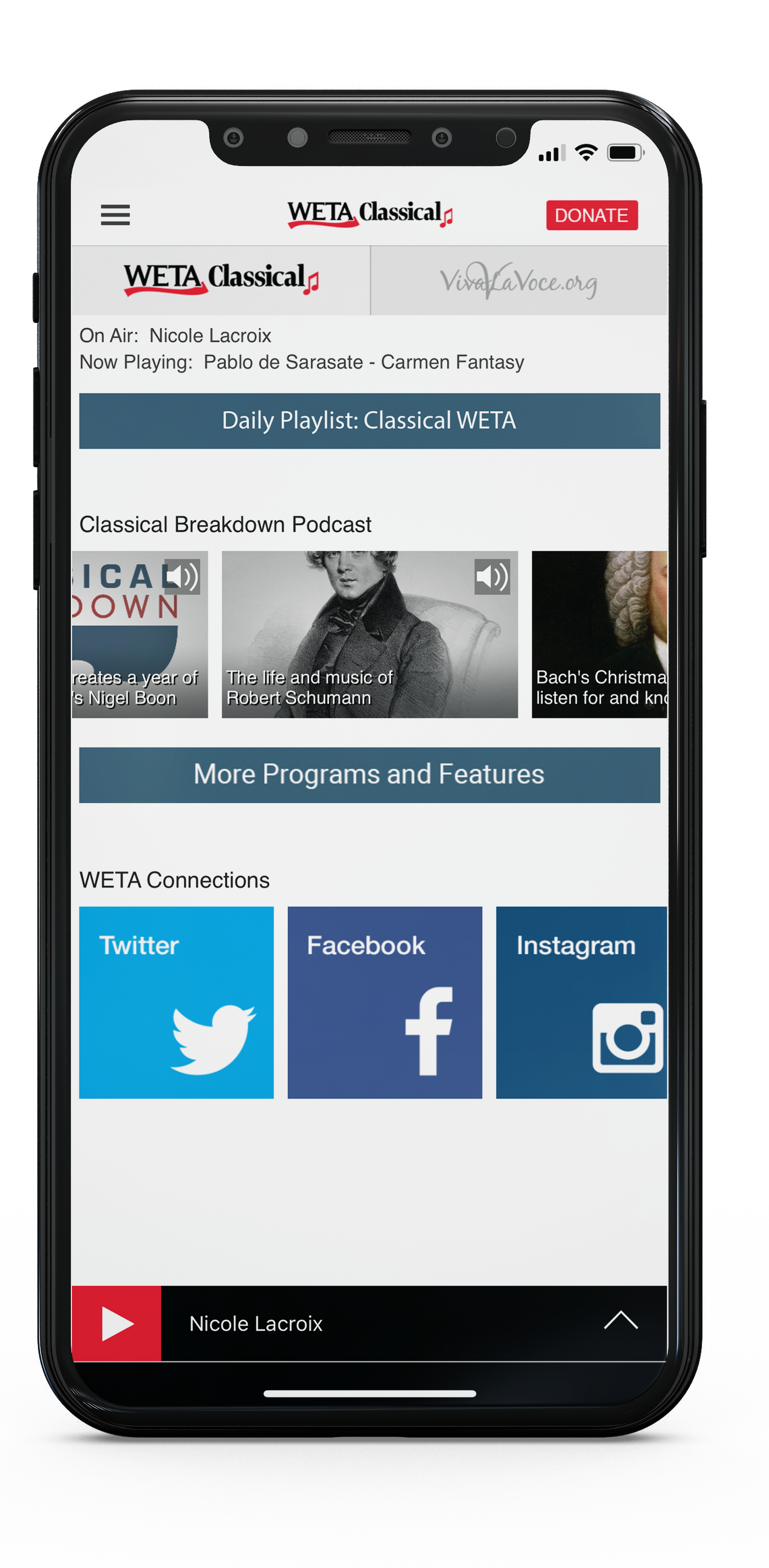 WETA Classical App