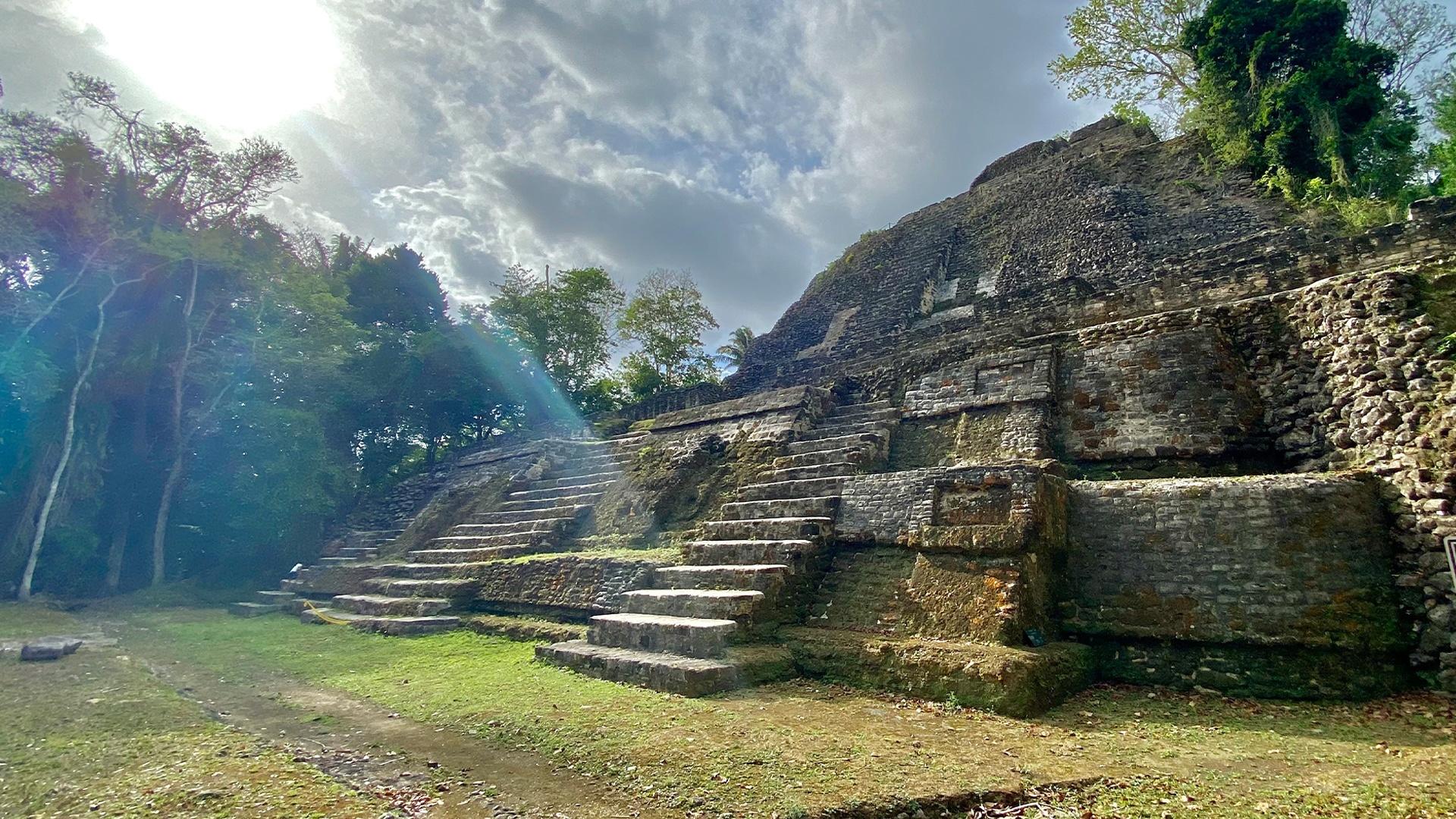 Ancient ancestor. Ancient Maya City.