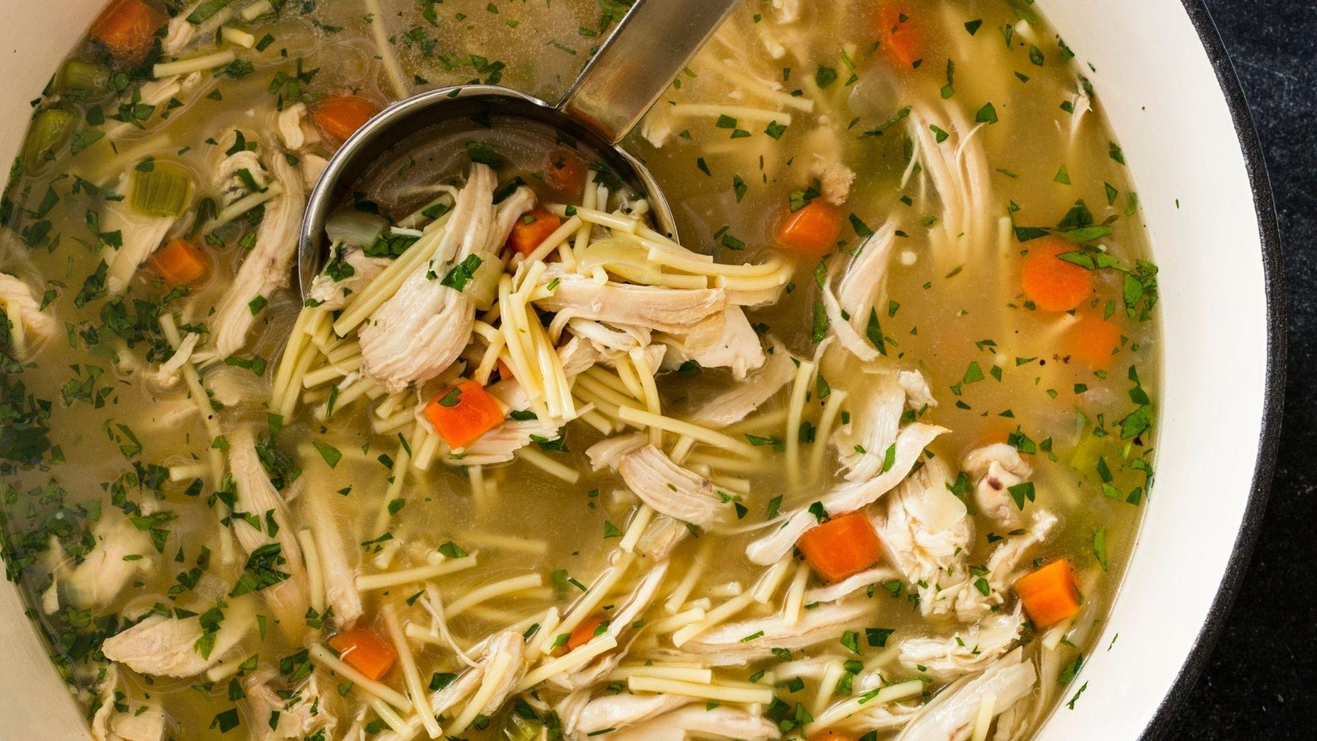 Chicken Soup and Cheesy Bread | WETA