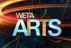 The words WETA ARTS on a black background with yellow/red swirls