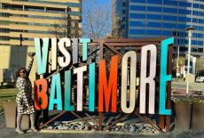 Visit Baltimore sign
