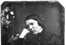 Robert Schumann by Johann Anton Vollner, March 1850