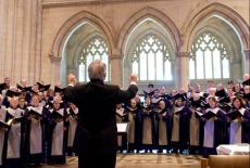 J. Reilly Lewis conducting at Washington National Cathedral