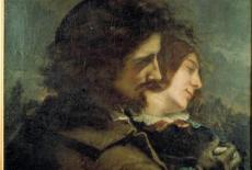 The Happy Lovers by Gustave Courbet, 1844