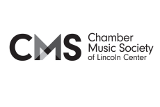 Black and white logo for Chamber Music Society of Lincoln Center