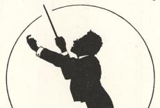 Mahler silhouette by Hanss Schliesmann, 1901