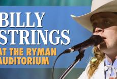 Billy Strings at the Ryman Auditorium: show-mezzanine16x9