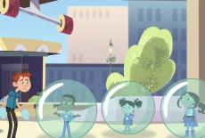 Hero Elementary: Looking Super; Schmubble Trouble: TVSS: Iconic