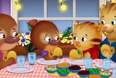 Daniel Tiger's Neighborhood: Calm at the Restaurant; Calm in Class: TVSS: Iconic
