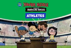 Xavier Riddle Celebrates American Heroes: Athletes: TVSS: Banner-L1