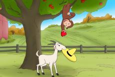 Curious George: Mule Feathers; George Serves It Up: TVSS: Iconic