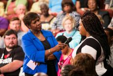 Gwen Ifill at Town Hall