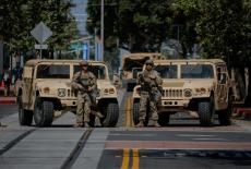 FILE PHOTO: California National Guard deployed in California