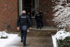 Aftermath of shooting at Brown University