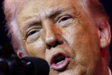 U.S. President Donald Trump addresses House Republicans at the Kennedy Center in Washington