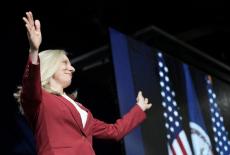 Democrat Abigail Spanberger delivers her victory speech