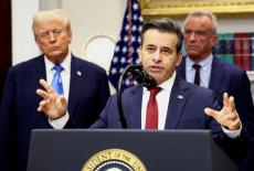 FILE PHOTO: U.S. President Donald Trump makes an announcement at the White House, in Washington, D.C.