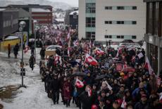 Protesters rally in Greenland against Trump annexation threat