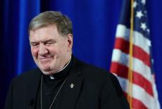 Press conference following the election of Pope Leo XIV, at the Pontifical North American College in Rome