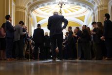 Weekly Senate Democratic caucus policy luncheon at the U.S. Capitol in Washington