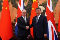 Britain's PM Keir Starmer visits China