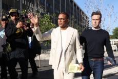 Former CNN anchor Don Lemon leaves federal court after an appearance following his arrest for involvement in a protest at ...