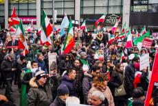 Rally against Iran's ruling establishment, in Toronto