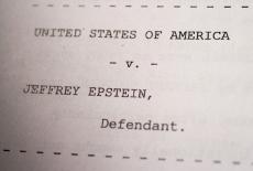 FILE PHOTO: Newly released documents from the U.S. Justice Department files on Jeffrey Epstein