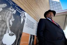 Bernard Lafayette talks about his experiences as a Freedom Rider in front of the Freedom Rides Museum in Montgomery. Lafay...