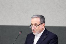 Iran's foreign minister Araghchi addresses a special session of the Conference on Disarmament at the UN, in Geneva