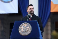 Zohran Mamdani's inauguration ceremony in New York City