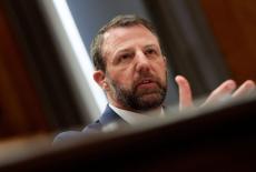 U.S. Senator Markwayne Mullin tesifies before a Senate Homeland Security and Governmental Affairs Committee confirmation h...