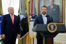 Markwayne Mullin swearing-in as DHS Secretary at the White House in Washington