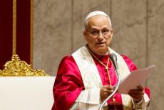 Pope Leo XIV presides over a Prayer Vigil and Rosary for Peace, in Saint Peter's Basilica at the Vatican