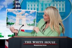 White House press briefing in Washington, D.C.