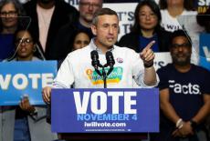 Campaign rally for Democratic candidate for New Jersey governor Mikie Sherrill, in Newark