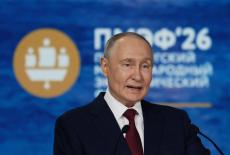 Russia's President Putin attends the St. Petersburg International Economic Forum