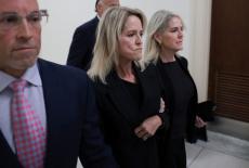 Groff, longtime executive assistant to Jeffrey Epstein arrives on Capitol Hill in Washington