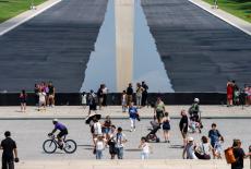 The Lincoln Memorial Reflecting Pool in Washington