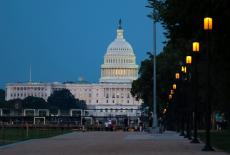 U.S. Capitol at blue hour in Washington