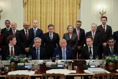 US President Donald Trump at America.gov launch