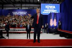 US President Trump travels to Iowa for Republican rally ahead of the midterm elections